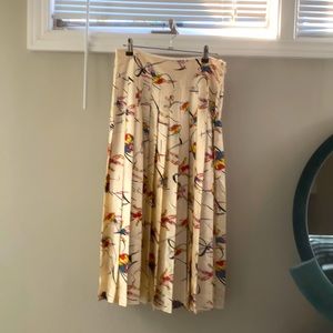 NWT TORY BURCH Dancers Silk Pleated Skirt Size 4